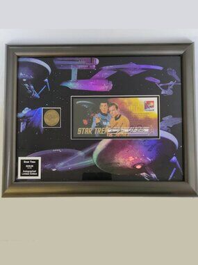 STAR TREK Autographed (Nimoy/Shatner)-Limited Ed. USPS 1st Day Issue -#2111/5000